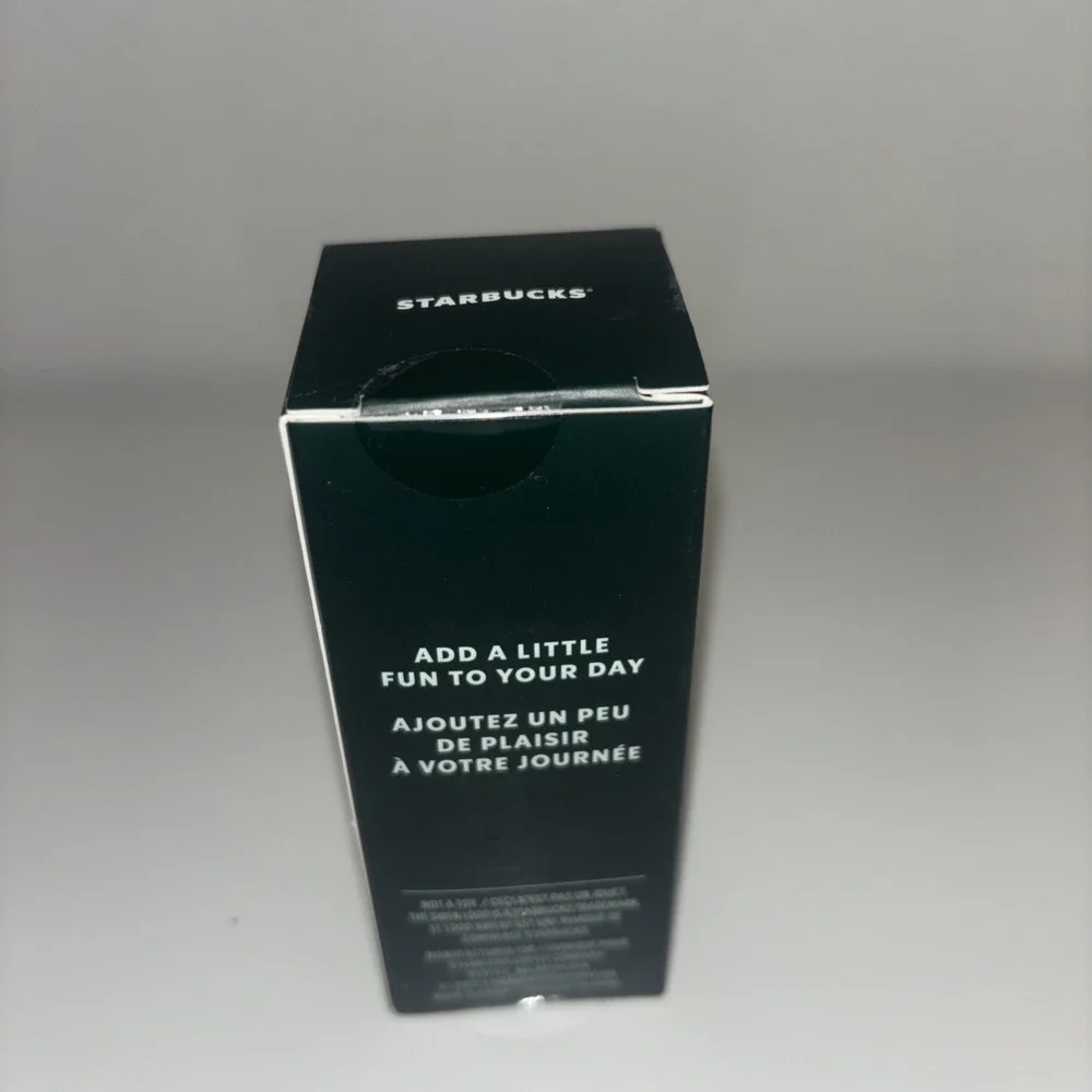 Starbucks Oil Rainbow Slick Studded Tumbler Keychain Ornament Fall 2023 New NIB